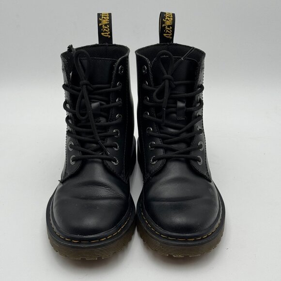 Dr Martens Luana Womens Sz 7 Leather Combat Lace Up Boots Goth Y2K Rave Whimsy - Picture 4 of 10